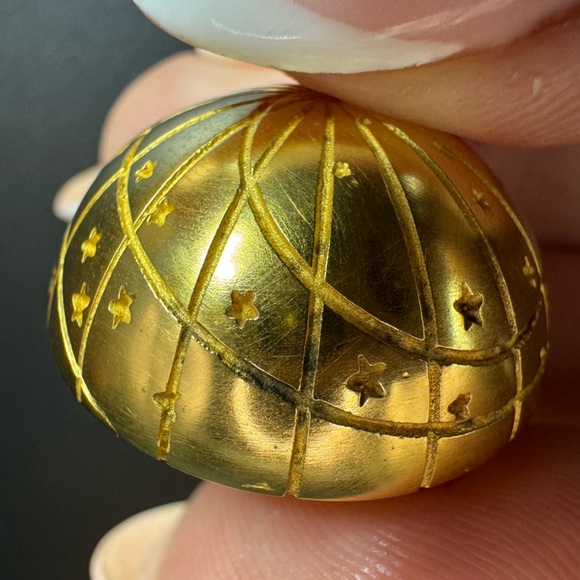 Hermes Vintage Clip Earrings 18К Gold Plated - Box Included - Picture 3 of 10